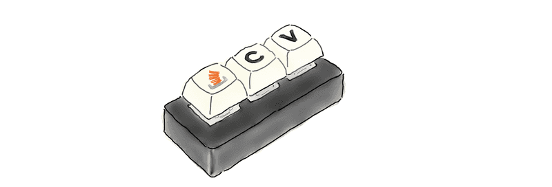 a copy and paste key with the stack overflow logo