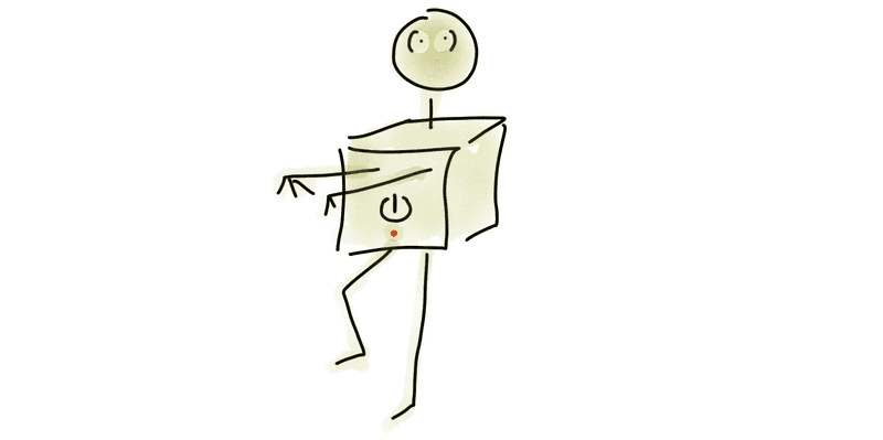 a stick-figure zombie that looks a bit like a server