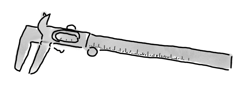 a set of calipers