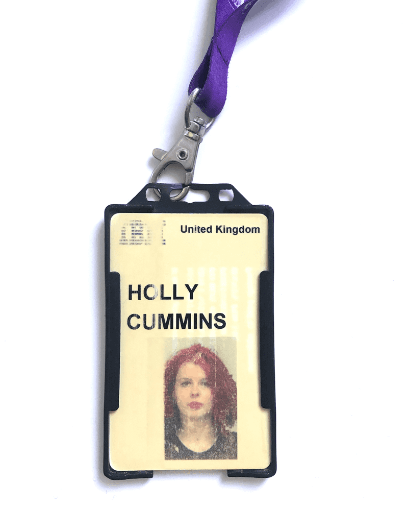 Holly's IBM badge