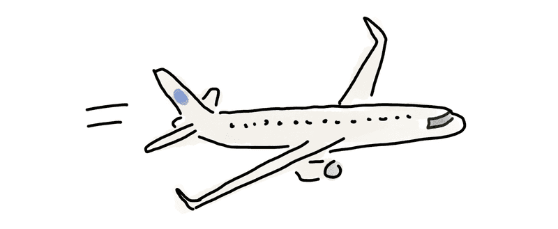 Hand-drawn plane